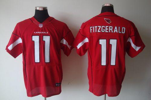 Nike Cardinals #11 Larry Fitzgerald Red Team Color Men's Stitched NFL Vapor Untouchable Elite Jersey - Click Image to Close